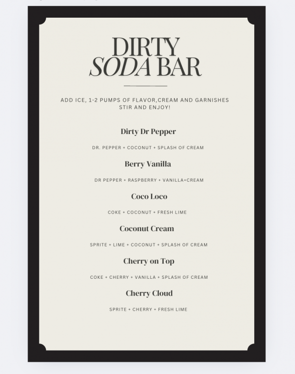 Dirty Soda Bar Printable - Image 2